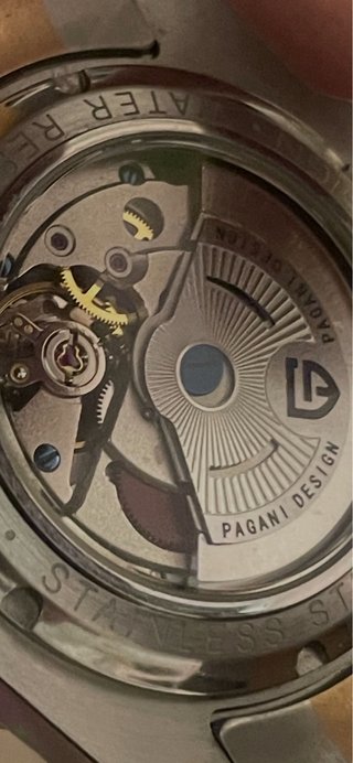 Reloj Pagani Design Automático GMT Negro/Oro