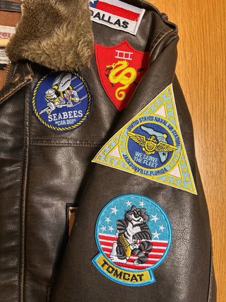 Chaqueta Volcom Top Gun Parches Marrón