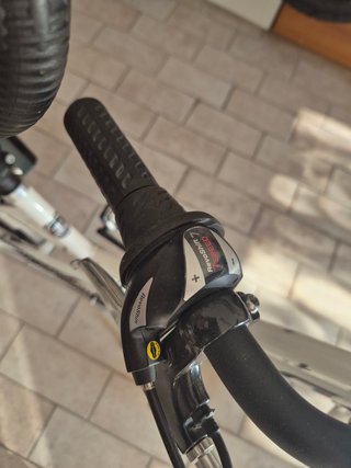 Bicicletta Tandem Elettrica Bianca