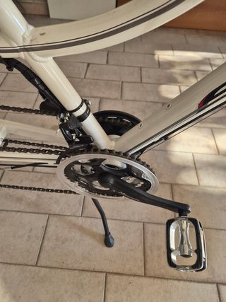 Bicicletta Tandem Elettrica Bianca