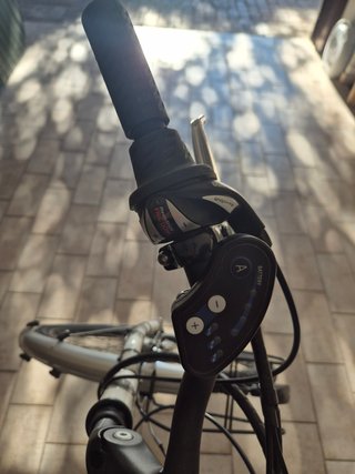 Bicicletta Tandem Elettrica Bianca