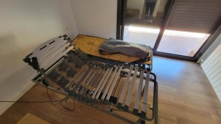 Somier articulado 135x180 dividido