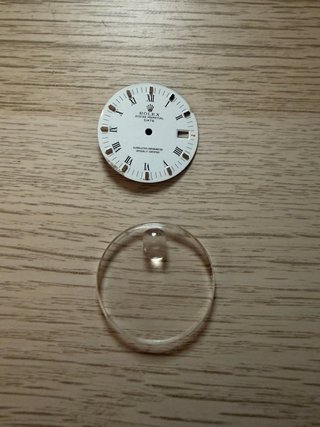 Esfera Rolex Oyster Perpetual Date Blanca