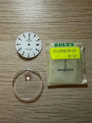Esfera Rolex Oyster Perpetual Date Blanca
