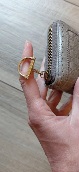 Portafoglio Gucci donna beige