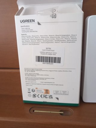 Adaptador Audio Lightning 3.5mm UGREEN