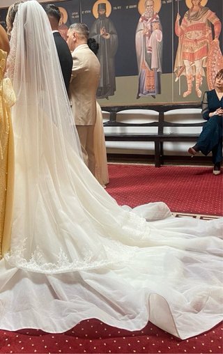 Vestido Novia Encaje Perlas Talla Xs-S
