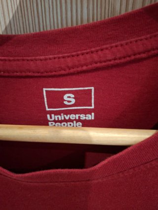 Camiseta Universal S Roja Manga Corta