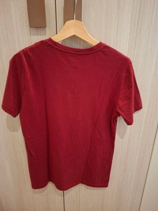 Camiseta Universal S Roja Manga Corta
