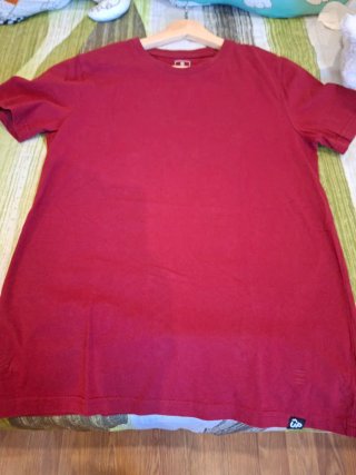 Camiseta Universal S Roja Manga Corta
