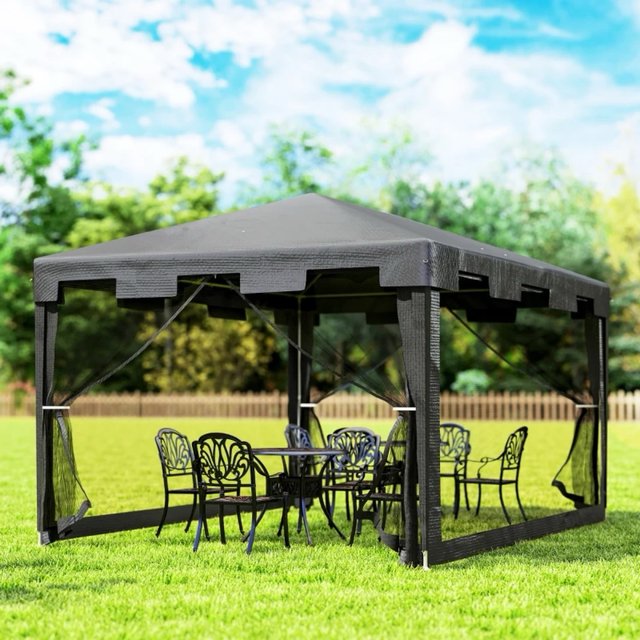 Cenador Exterior 4x3m con Mosquiteras