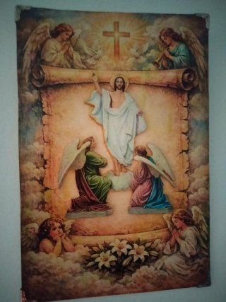 2 Quadri religiosi fatti a mano