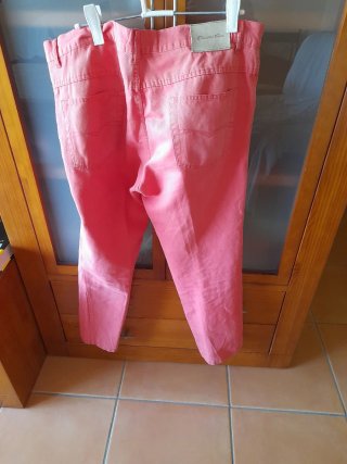 Pantalón vaquero Emilio Tucci rosa caballero