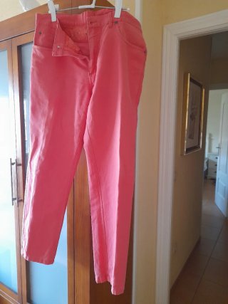 Pantalón vaquero Emilio Tucci rosa caballero