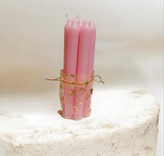 5 Velas Rosas