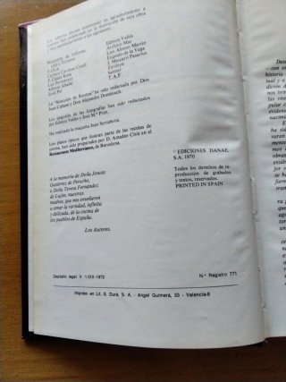 El libro de la cocina española N Lujan y J Perucho