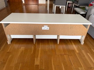 Mueble TV Ikea blanco madera