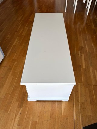 Mueble TV Ikea blanco madera