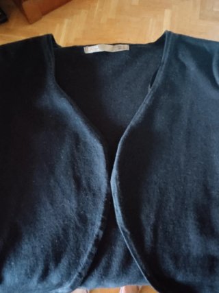 Bolero/torera negra de punto, para talla M
