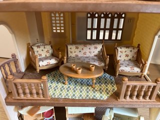 Casa Sylvanian Families con figuras