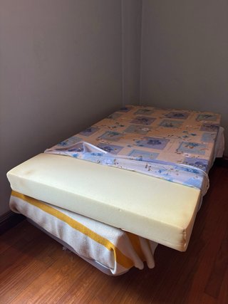 Materasso in schiuma ad alta densità 182x105x13 cm