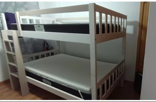 Litera madera 105cm, se pueden separar