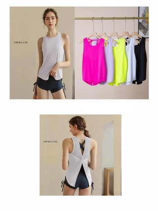Camiseta Deportiva Espalda Abierta