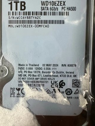 Disco Duro WD 1TB WD10EZEX