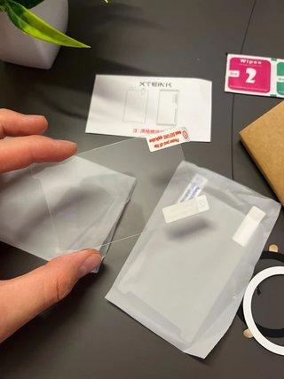 Xteink X3 Matte Screen Protector e Stick-On Ring