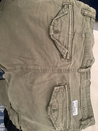 Pantalones cargo hombre verde