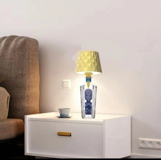 Lámpara LED Botella Vino Recargable