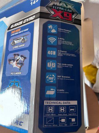 Dron Syma X9 Lycar con ruote