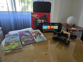 Nintendo Switch 2 com 3 jogos