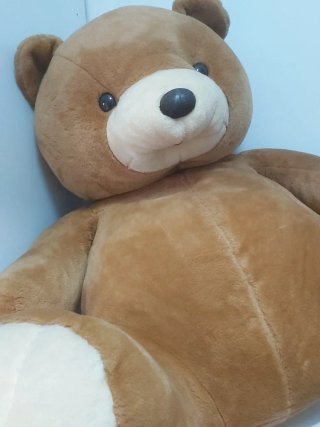 Oso de peluche grande marrón