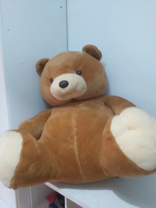 Oso de peluche grande marrón