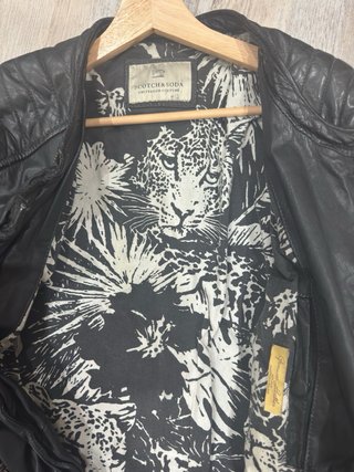 Biker cuero Scotch & Soda M