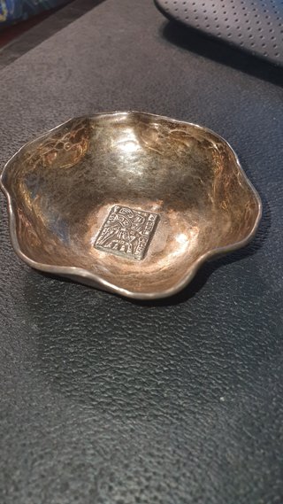 Cuenco pequeño de plata vintage