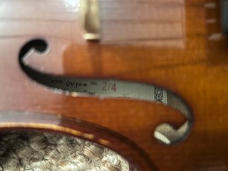 Violín 1/2 con fundo y arco