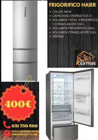 Frigorífico Haier Cajón Francés 534L