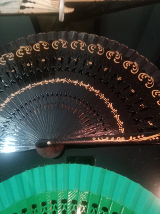 Lote de 3 Abanicos Decorados