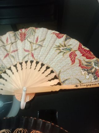 Lote de 3 Abanicos Decorados