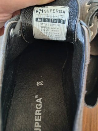 Superga Scarpe Platform Grey stone