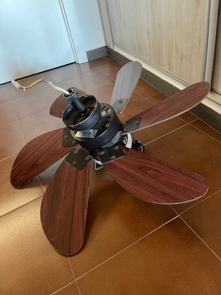 Ventilador de techo con luz.Funciona perfectamente