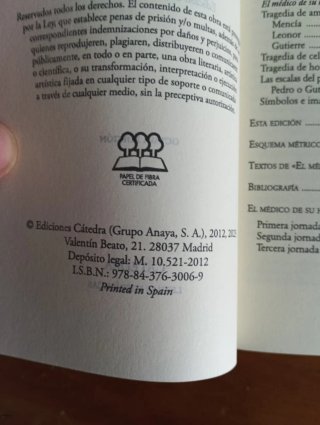 El médico de su honra