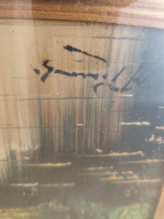 Quadro olio su tela A. Pironti