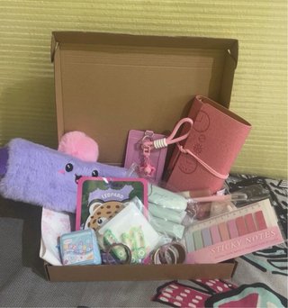 Caja papelería kawaii
