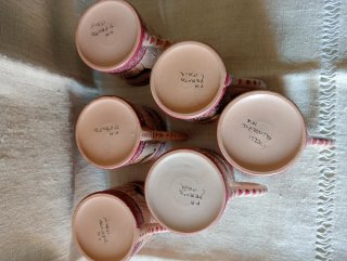 Set 6 Tazze Vintage Deruta Anni '50/'60 Italy