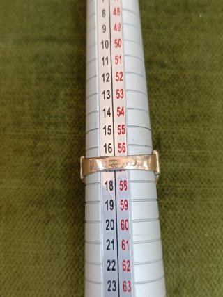 Anillo Antiguo Plata Dorada y Plata