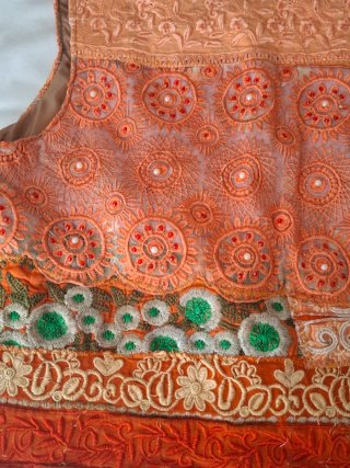 Chaleco kalami Étnico Boho Patchwork Talla Única