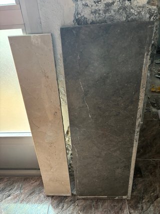 Escalones de mármol